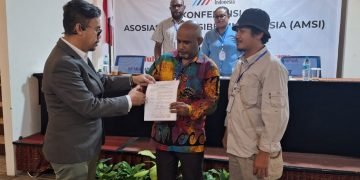 Jean Bisay dan Irsul Aditra Pimpin AMSI Wilayah Papua 2024-2028