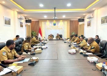 Pemprov Papua Pegunungan Rapat Persiapan HUT RI