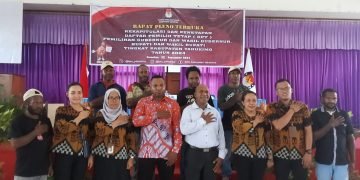 KPU Yahukimo Gelar Rapat Pleno Terbuka Rekapitulasi Dan Penetapan DPT Pemilu 2024