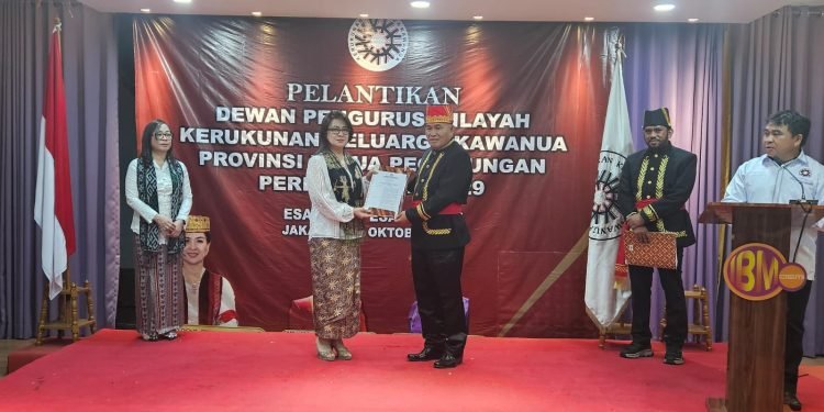 Ketua DPW Kerukunan Kawanua Papua Pegunungan Resmi Dilantik
