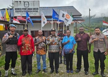 Pjs Bupati Pegubin Gelar Pertemuan dengan KPU dan Bawaslu