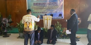 Badan Pengerja Gereja GIDI Jemaat Eklesia Bonto Baru Periode 2025-2028 Resmi Dikukuhkan