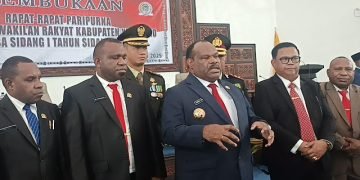 Bupati Didimus Yahuli Hadiri Pembukaan Rapat Paripurna Masa Sidang I Tahun 2025