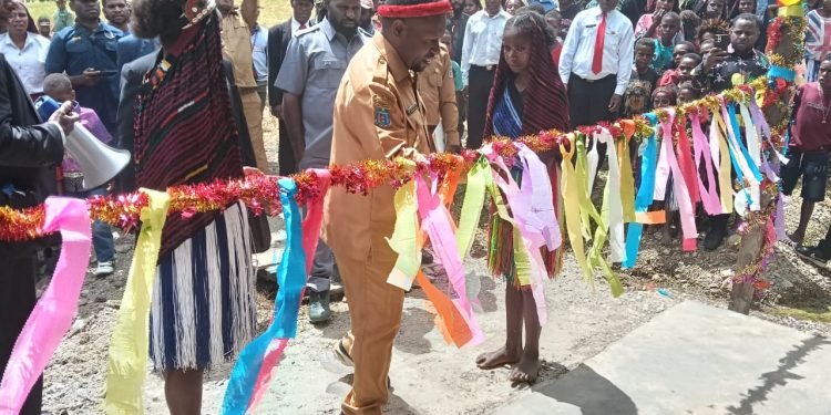 Wabup Esau Miram Resmikan Puskesmas DY-EM Werima dan Peletakan Batu Pertama Gereja Kingmi  Silo-Yukumo