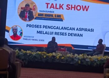 Agus Kogoya Paparkan Fungsi DPR di Forum IKB BOMTA