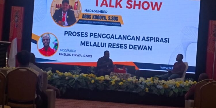 Agus Kogoya Paparkan Fungsi DPR di Forum IKB BOMTA