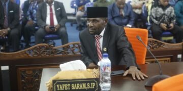 Yafet Saram Minta Pelantikan Unsur Pimpinan Definitif DPRK Yahukimo Dipercepat