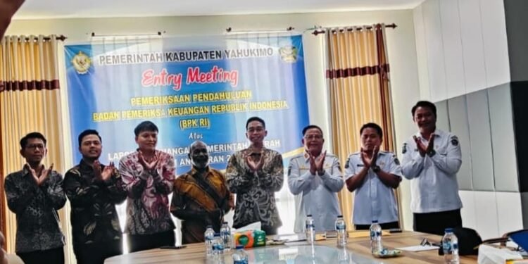 Pemkab Yahukimo dan BPK RI Perwakilan Papua Laksanakan Entry Meeting Pemeriksaan Interim LKPD TA 2025