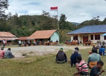  Sempat Dipalang Akibat Penunjukan PLT Kadis, Kantor Distrik Popugoba Kembali Dibuka Usai Mediasi