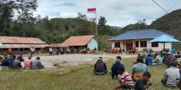  Sempat Dipalang Akibat Penunjukan PLT Kadis, Kantor Distrik Popugoba Kembali Dibuka Usai Mediasi