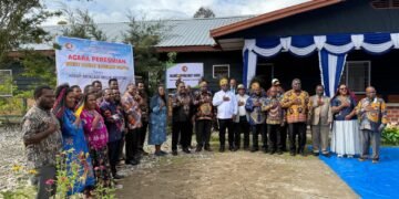 Bupati Yahukimo Resmikan Guest House Yasumat di Wamena