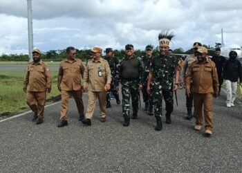 Bangun Kolaborasi  Bersama Pemerintah Daerah, Danrem 172/PWY Kunjungi Yahukimo