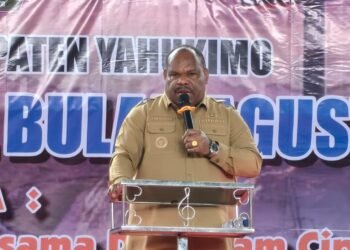 Bupati Didimus Yahuli Ajak ASN Wujudkan Damai dan Kemandirian di Yahukimo