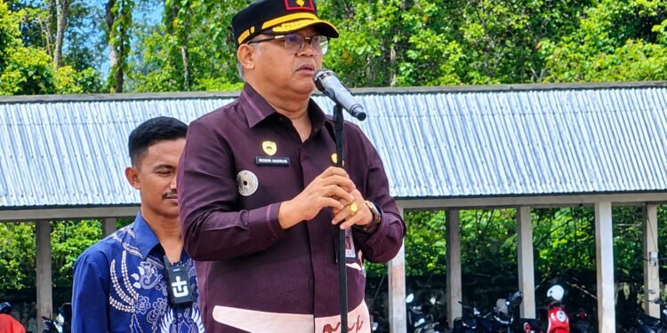 Sekda Yahukimo Pimpin Apel, Tekankan Disiplin dan Konsistensi ASN