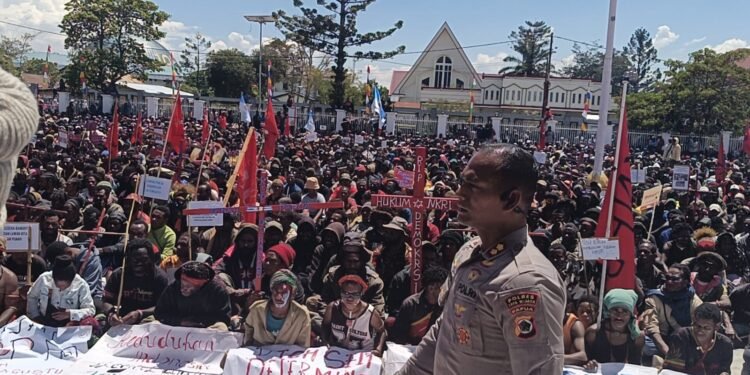 Aksi Demo Lancar dan Damai, KNPB dan DPRP Apresiasi Kapolres Jayawijaya