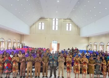 Ibadah Perdana DWP Yahukimo Jadi Momentum Memperkuat Iman, Persaudaraan dan Pelayanan