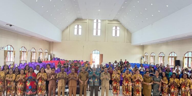 Ibadah Perdana DWP Yahukimo Jadi Momentum Memperkuat Iman, Persaudaraan dan Pelayanan