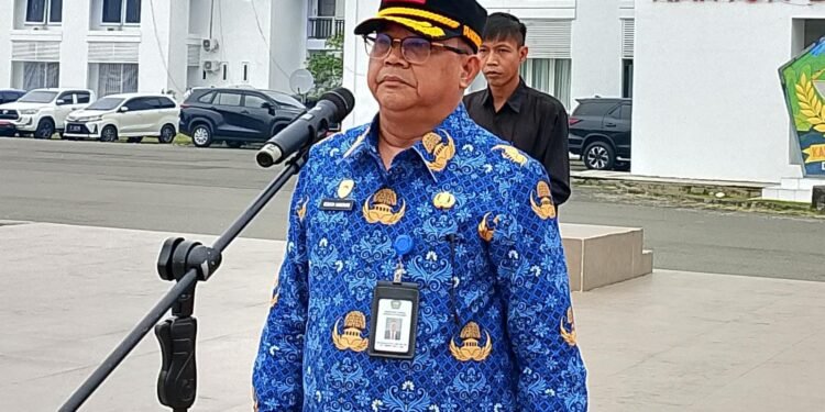 Pemkab Yahukimo Peringati Hari Sumpah Pemuda ke-98, Sekda Redison Manurung Bertindak Sebagai Inspektur Upacara
