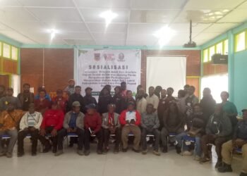 Embun dan Foker LSM Papua Gelar Sosialisasi Pemetaan Wilayah Adat Lanni di Lanny Jaya