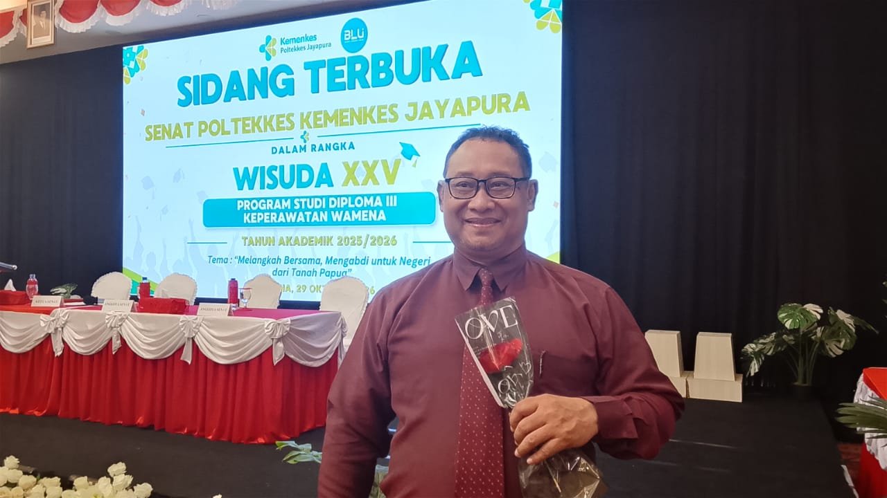 Budi Kristanto,Direktur Poltekkes Kemenkes Jayapura (JW/Kalis)