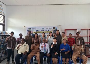 Dinas Perpustakaan dan Kearsipan Daerah Kabupaten Yahukimo Gelar Sosialisasi Noken Literasi Tingkat Sekolah Dasar