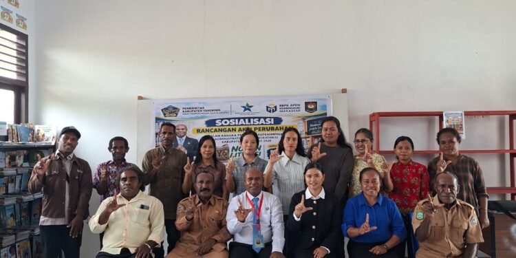 Dinas Perpustakaan dan Kearsipan Daerah Kabupaten Yahukimo Gelar Sosialisasi Noken Literasi Tingkat Sekolah Dasar